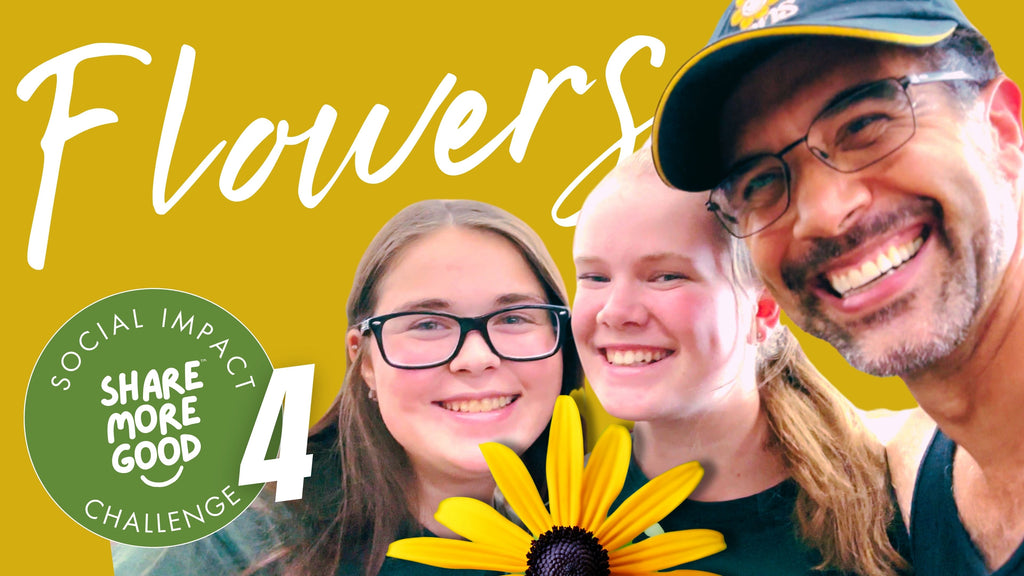 Surprising Strangers with Free Backyard Flowers