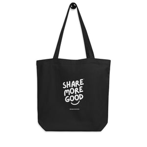 Eco Tote Bag (Black / 100% Organic Cotton)