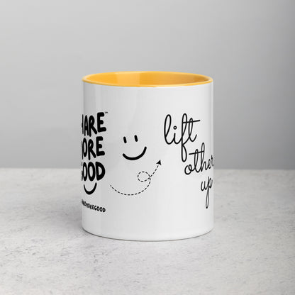 Two-Tone "Lift Others Up + Smile" Mugs (11oz)