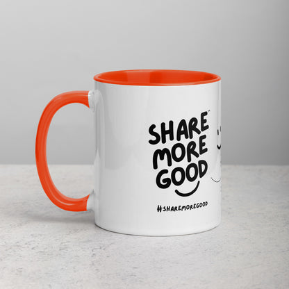 Two-Tone "Lift Others Up + Smile" Mugs (11oz)