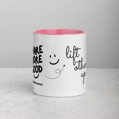 Two-Tone "Lift Others Up + Smile" Mugs (11oz)